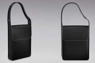 create realistic 3d bag design handbag modeling  product rendering