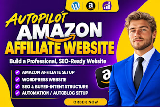 create an autopilot amazon affiliate website for passive income