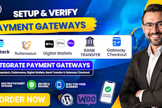 add paystack, flutterwave, digital wallets, bank transfer, checkout wordpress