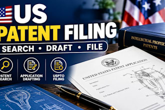 search, draft and file your US patent application