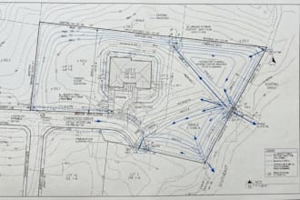 do site plan, survey plan, grading plan, drainage plan, stormwater