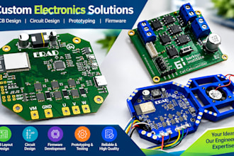 do hardware prototyping,48v bldc motor controller  arduino, esp32, stm32 project