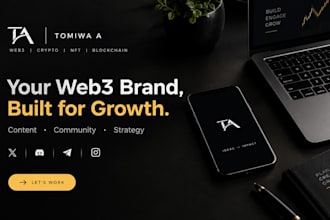 be your web3 token nft crypto social media manager and content creator