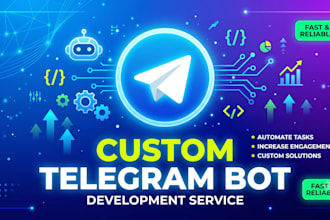 make a telegram bot for you