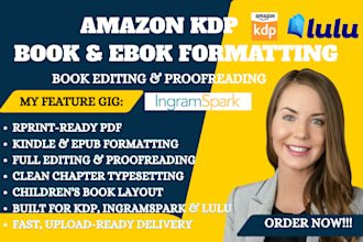 do book formatting book editing paperback formatting kindle formatting amazonkdp