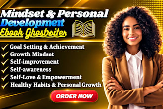 ghostwrite self help ebook on mindset and personal development