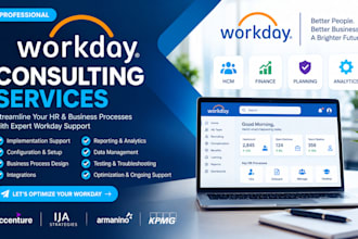 setup workday onsulting servies via accenture hrms ija strategies armanino kpmg