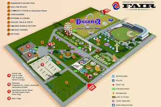 design custom 3d isometric map, vector map and map illustration