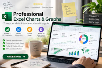 create professional excel charts, graphs and visual reports