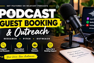 do podcast guest booking podcast outreach and pitching to get you booked