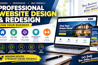 redesign design real estate CPA firm law firm orthodontist gym dentist website