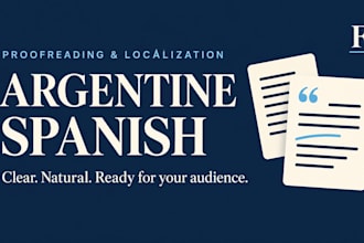 proofread and localize your spanish content for argentina