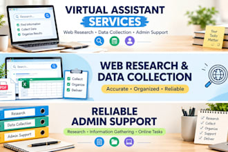 be your virtual assistant for admin tasks