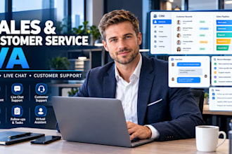 be your sales and customer service virtual assistant