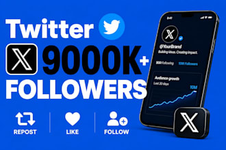 grow x followers with fast x organic growth twitter x promotion x management
