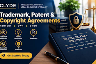 draft trademark agreement patent agreement copyright agreement IP protection