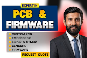 design pcb and write firmware for your electronics project