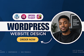 do wordpress website development, design or redesign business wordpress website