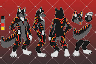 furry ref sheet fursona ref sheet furry reference sheet character oc anthro nsfw