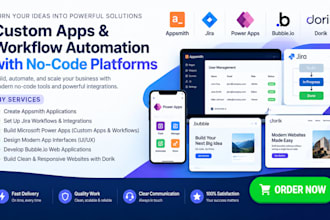 create appsmith jira workflow microsoft power apps app design bubble io dorik