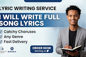 write custom song lyrics for you