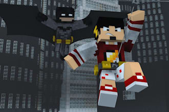 make custom minecraft 3d model skin in blockbench with animation, addon plugin