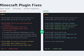 fix optimize or update your broken minecraft spigot or paper plugin