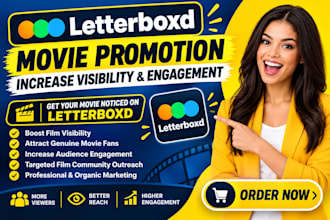 promote your letterboxd movie to increase  visibility and engagement