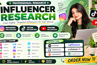 build targeted influencer list for instagram tiktok and youtube