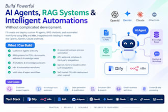 build ai agents rag system and ai automations with dify n8n