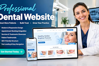 dentist dental clinic smile makeover orthodontist cosmetic dentistry website