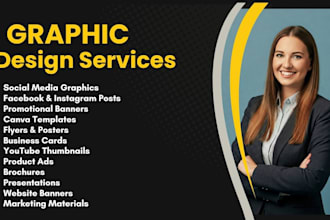 be your professional graphic designer in canva