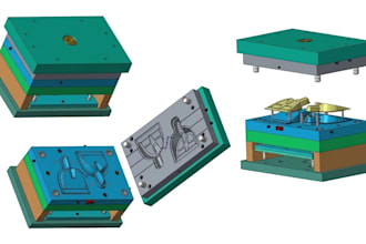 injection plastic molds, core cavity, mold design, 3d face cad and manufacturing