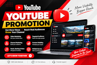 promote and boost your youtube video and channel to a targeted audience