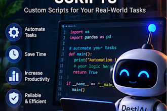 create python scripts to automate repetitive tasks