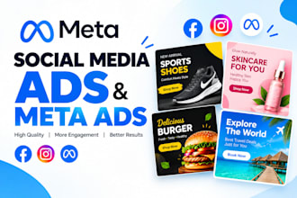 design high converting social media ads meta ad creatives