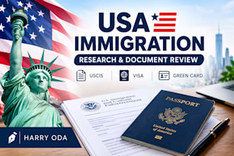 research US immigration law and review your immigration documents