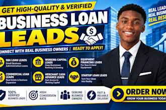 generate loan leads mca leads targeted b2b leads funding prospect