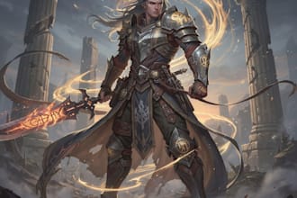 draw your did character illustrations or concept art