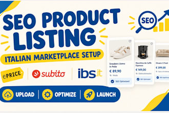 optimize for eprice subito ibs amazon ebay seo product listing store setup