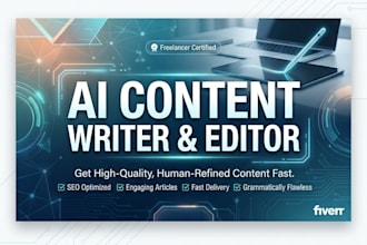do ai content writing, article writing and content editing