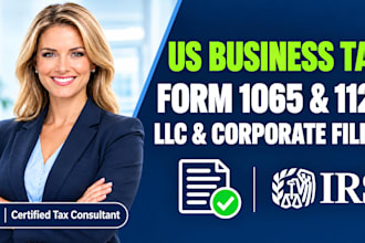prepare us business tax return 1065 and 1120 corporate tax filing