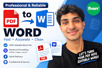 convert PDF to word or excel accurately