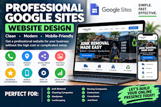 design a professional google sites website for your business