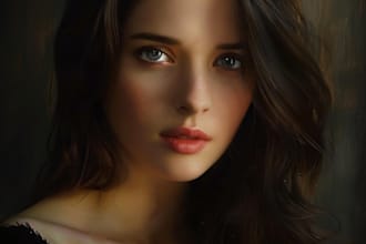 create oil painting into digital oil painting