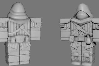 design and model custom roblox ugc accessories
