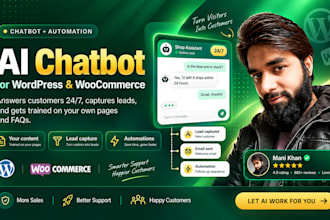 add an ai chatbot to your wordpress or woocommerce website