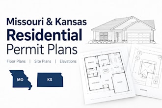 draft missouri and kansas residential permit plans and site plans