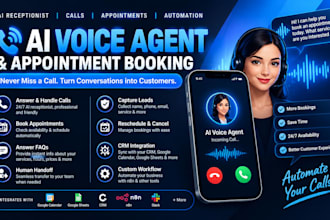 build an ai voice agent for calls and appointment booking