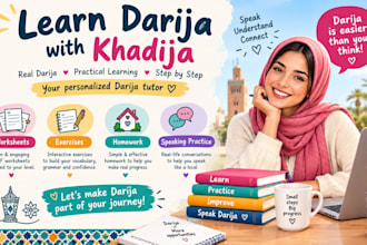 teach you moroccan darija easily from scratch